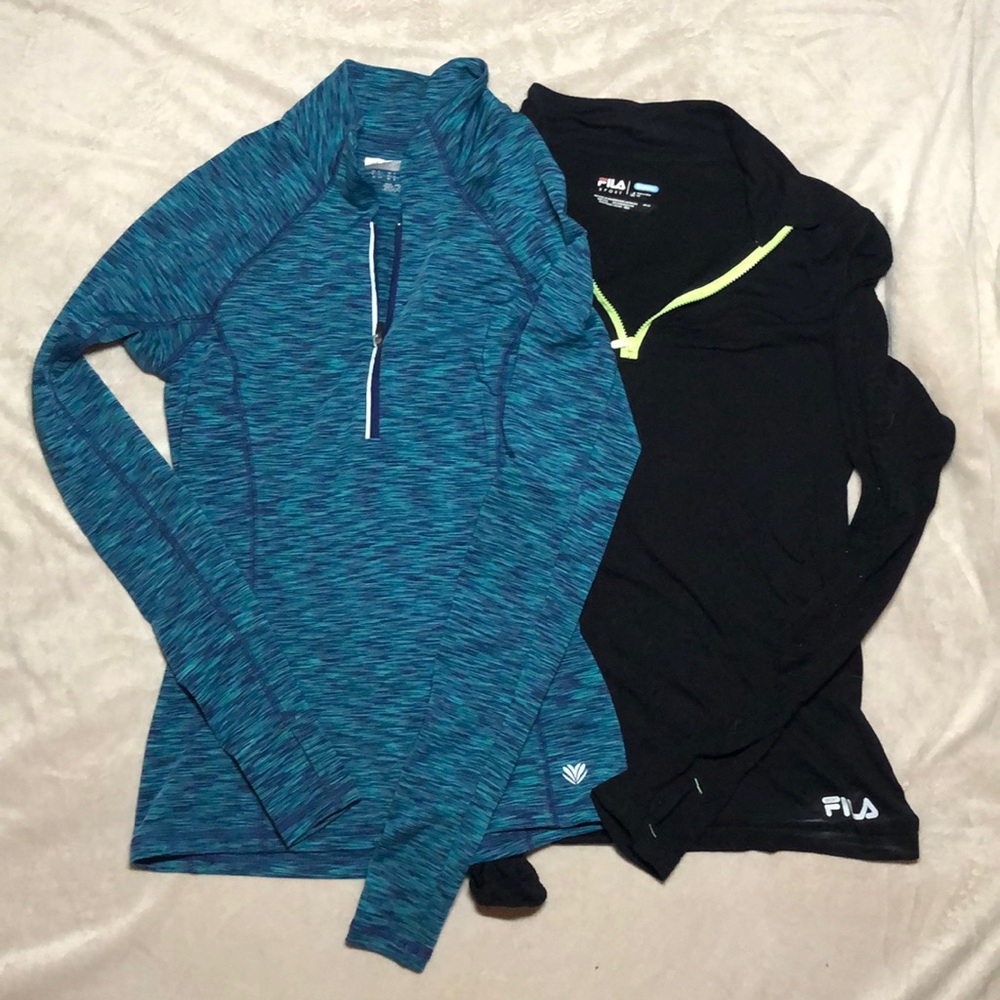 Quarter zip work out tops bundle
